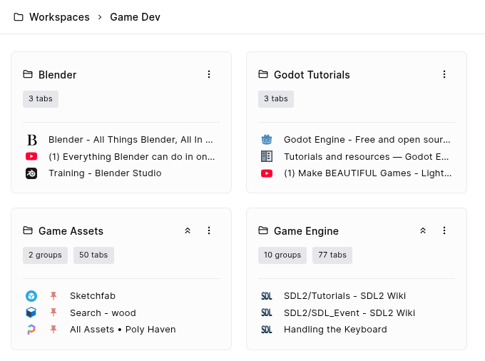 Focus mode dashboard
